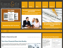 Tablet Screenshot of ciscocpa.com